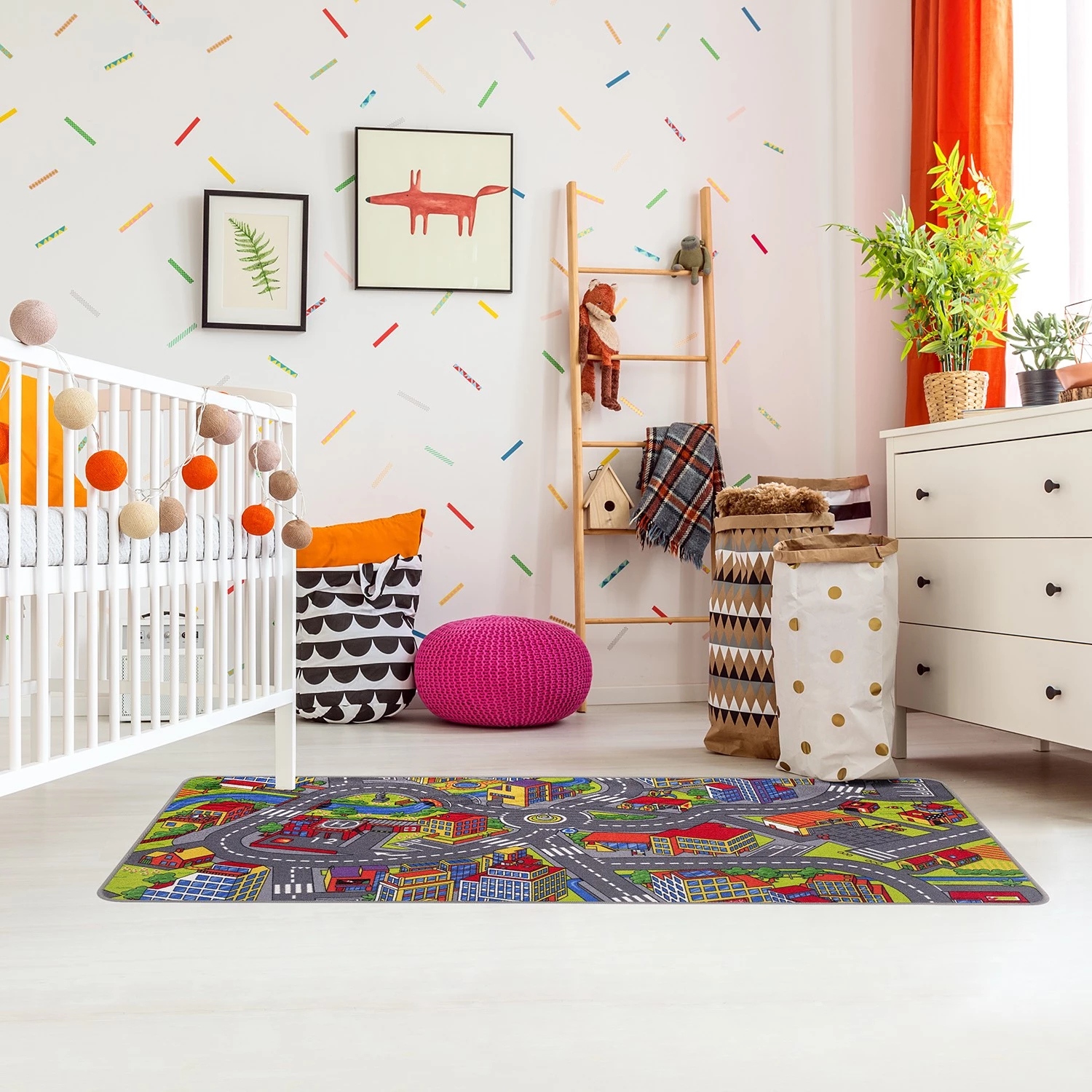 Andiamo Tapis de jeu Rues I - Polyester - Multicolore 2 Andiamo Tapis de jeu Rues I - Polyester - Multicolore – Image 2