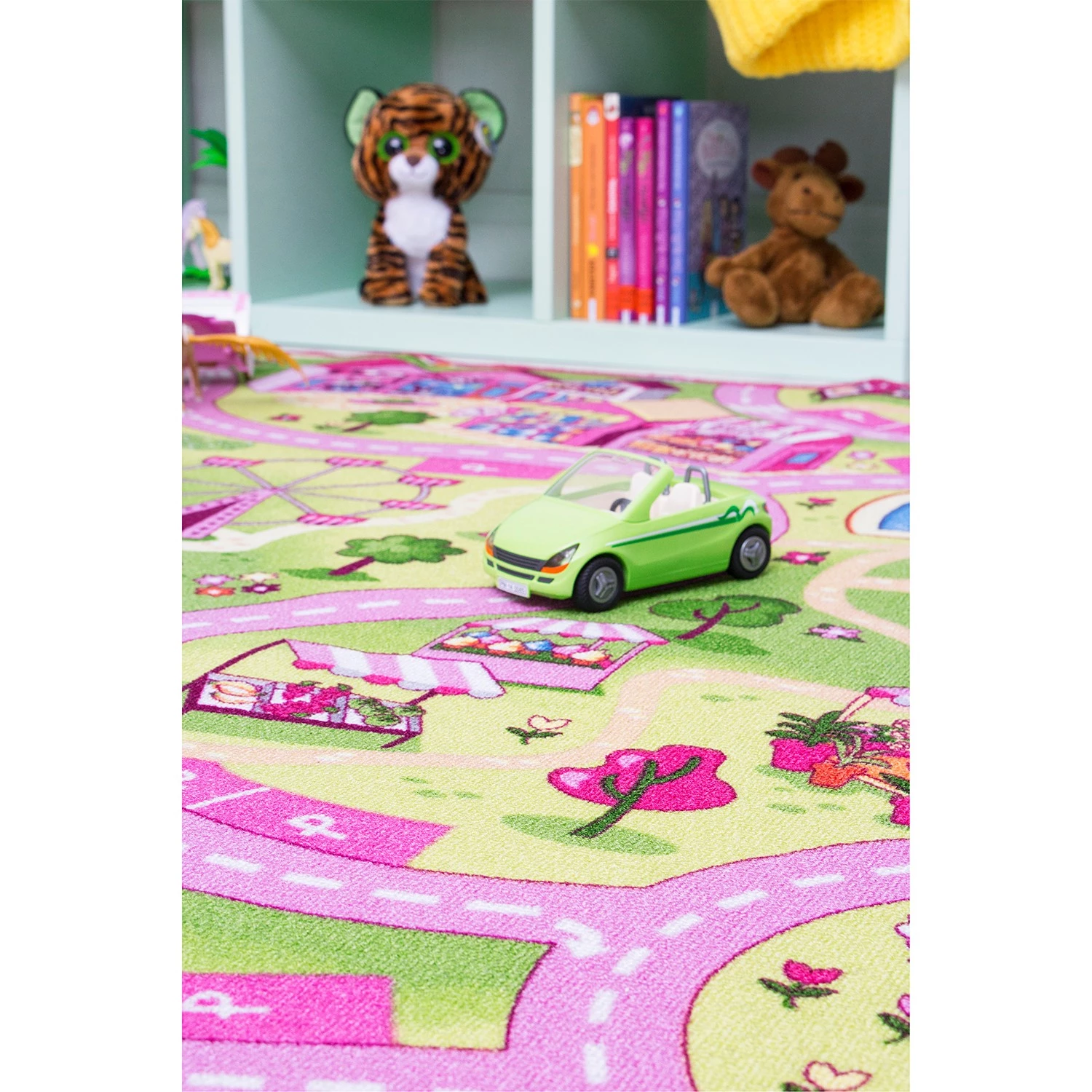 Andiamo Tapis de jeu Sweet Village II - Polyester - Rose 2 Andiamo Tapis de jeu Sweet Village II - Polyester - Rose – Image 2