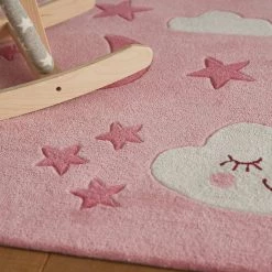 SMART KIDS Tapis enfant LaLeLu - Polyester - Rose - 120 x 170 cm -Tapis enfant Soldes 1000233118 201210 17042400422 DETAILS P000000001000233118