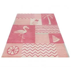 SMART KIDS Tapis enfant Fruity Flamingo - Polyester - Rose - 120 x 170 cm -Tapis enfant Soldes 1000233136 201210 17074800535 DETAILS P000000001000233136