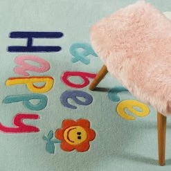 SMART KIDS Tapis enfant Happy me! - Polyester - Bleu clair - 120 x 170 cm 11 SMART KIDS Tapis enfant Happy me! - Polyester - Bleu clair - 120 x 170 cm -Tapis enfant Soldes 1000233149 201210 17095300615 DETAILS P000000001000233149