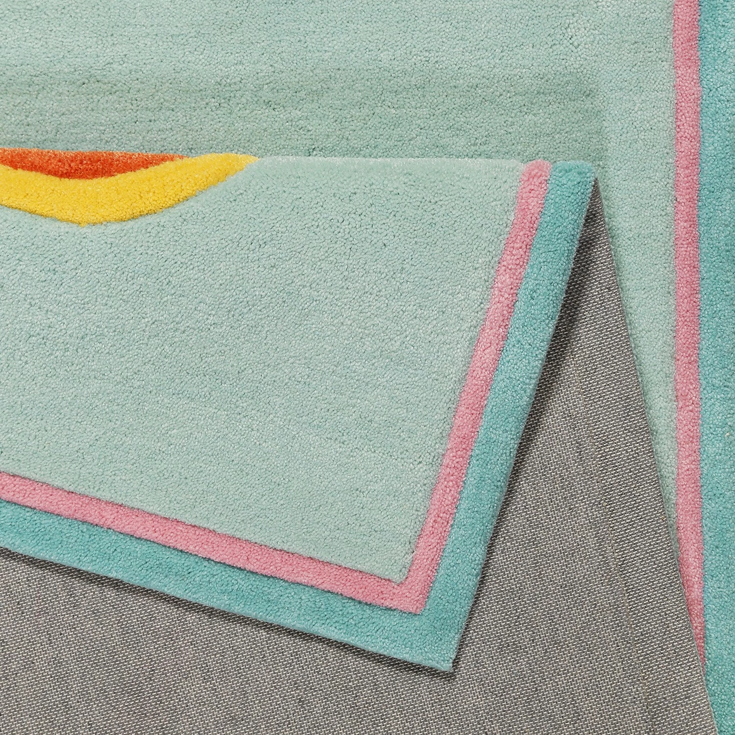 SMART KIDS Tapis enfant Happy me! - Polyester - Bleu clair - 120 x 170 cm 5 SMART KIDS Tapis enfant Happy me! - Polyester - Bleu clair - 120 x 170 cm – Image 5