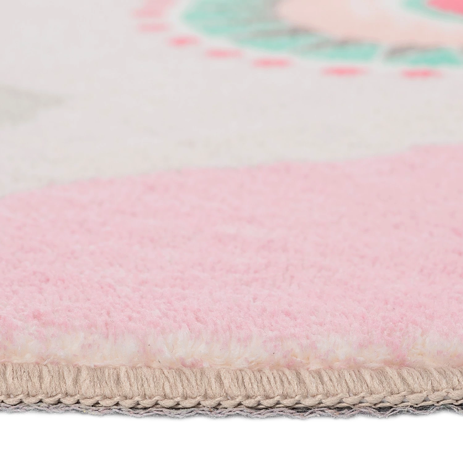 Luxor living Tapis enfant Lama Lulu II - Polyester - Rose 7 Luxor living Tapis enfant Lama Lulu II - Polyester - Rose – Image 7