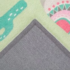 Luxor living Tapis enfant Lama Lulu I - Polyester - Vert clair - 120 x 170 cm -Tapis enfant Soldes 1000235613 201211 10124300285 DETAILS P000000001000235613