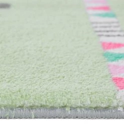 Luxor living Tapis enfant Lama Lulu I - Polyester - Vert clair - 120 x 170 cm -Tapis enfant Soldes 1000235613 201211 10124300288 DETAILS P000000001000235613