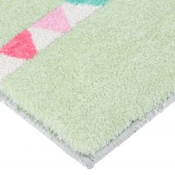 Luxor living Tapis enfant Lama Lulu I - Polyester - Vert clair - 120 x 170 cm -Tapis enfant Soldes 1000235613 201211 10124400289 DETAILS P000000001000235613