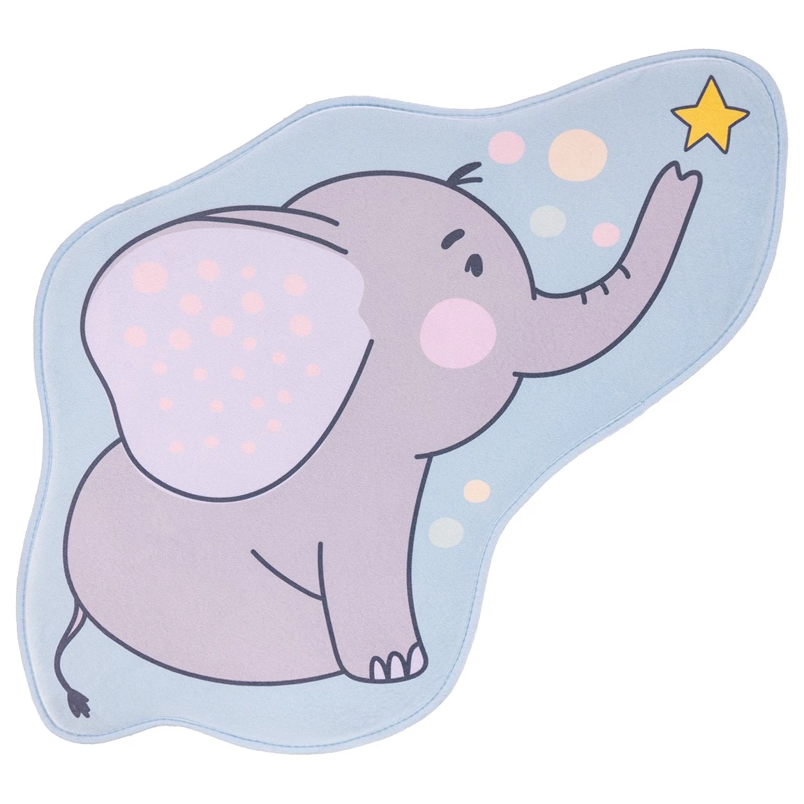 Obsession Tapis enfant My Mila Enfant Eléphant - Polyester - Bleu 1 Obsession Tapis enfant My Mila Enfant Eléphant - Polyester - Bleu