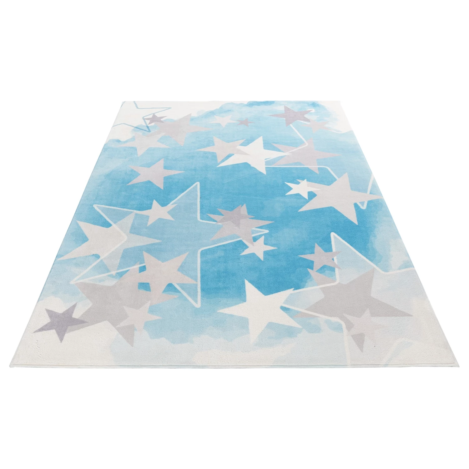 Obsession Tapis enfant My Stars I - Polyester - Aqua - 120 x 170 cm 2 Obsession Tapis enfant My Stars I - Polyester - Aqua - 120 x 170 cm – Image 2
