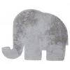 Obsession Tapis enfant My Luna Eléphant - Micropolyester souple - argenté