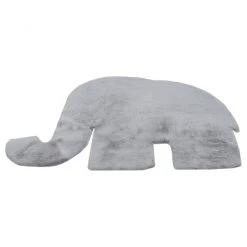 Obsession Tapis enfant My Luna Eléphant - Micropolyester souple - argenté -Tapis enfant Soldes 1000238069 210113 09360400856 DETAILS P000000001000238069