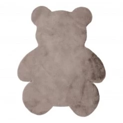 Obsession Tapis enfant My Luna Ourson - Micropolyester souple - Taupe