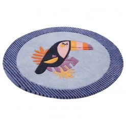 Esprit Home Tapis enfant Toucan - Polyester - Bleu -Tapis enfant Soldes 1000239921 210126 12105002411 DETAILS P000000001000239921