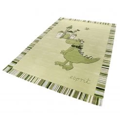 Esprit Home Tapis enfant Dragon & Castle - Fibres synthétiques - Vert - 170 x 240 cm -Tapis enfant Soldes 1000240239 210329 08492100239 DETAILS P000000001000240239