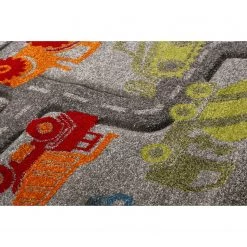 Sigikid Tapis enfant Traffic - Fibres synthétiques - Gris - 80 x 150 cm -Tapis enfant Soldes 1000240550 210329 08521602300 DETAILS P000000001000240550