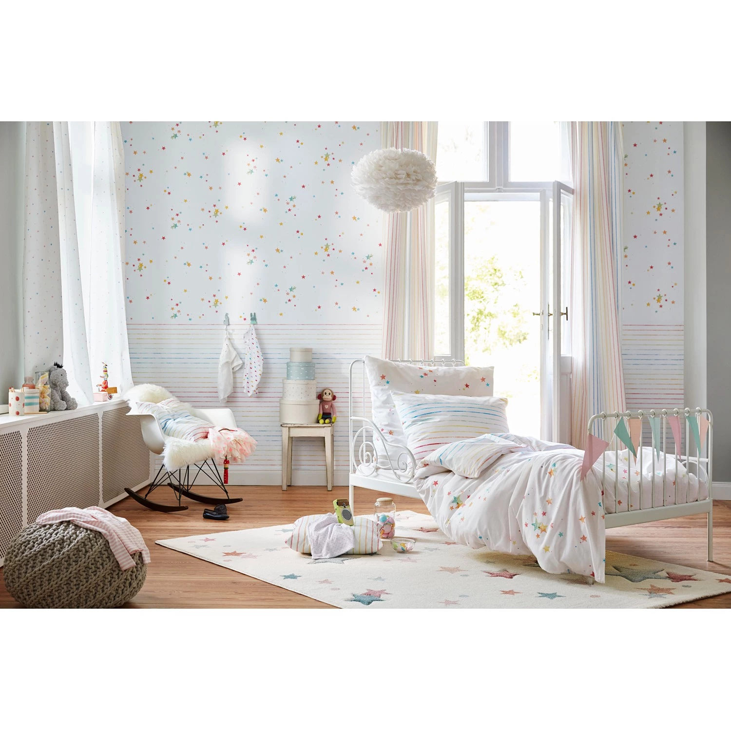 Esprit Home Tapis enfant Jonne - Fibres synthétiques - Blanc - 160 x 225 cm 2 Esprit Home Tapis enfant Jonne - Fibres synthétiques - Blanc - 160 x 225 cm – Image 2
