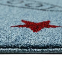 Esprit Home Tapis enfant Yoda - Fibres synthétiques - Bleu - 80 x 150 cm -Tapis enfant Soldes 1000240636 210329 08530802924 DETAILS P000000001000240636