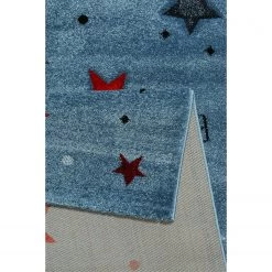 Esprit Home Tapis enfant Yoda - Fibres synthétiques - Bleu - 80 x 150 cm -Tapis enfant Soldes 1000240636 210329 08530802925 DETAILS P000000001000240636