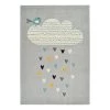 Zala Living Tapis enfant Lovely Rainfall - Polypropylène - Gris
