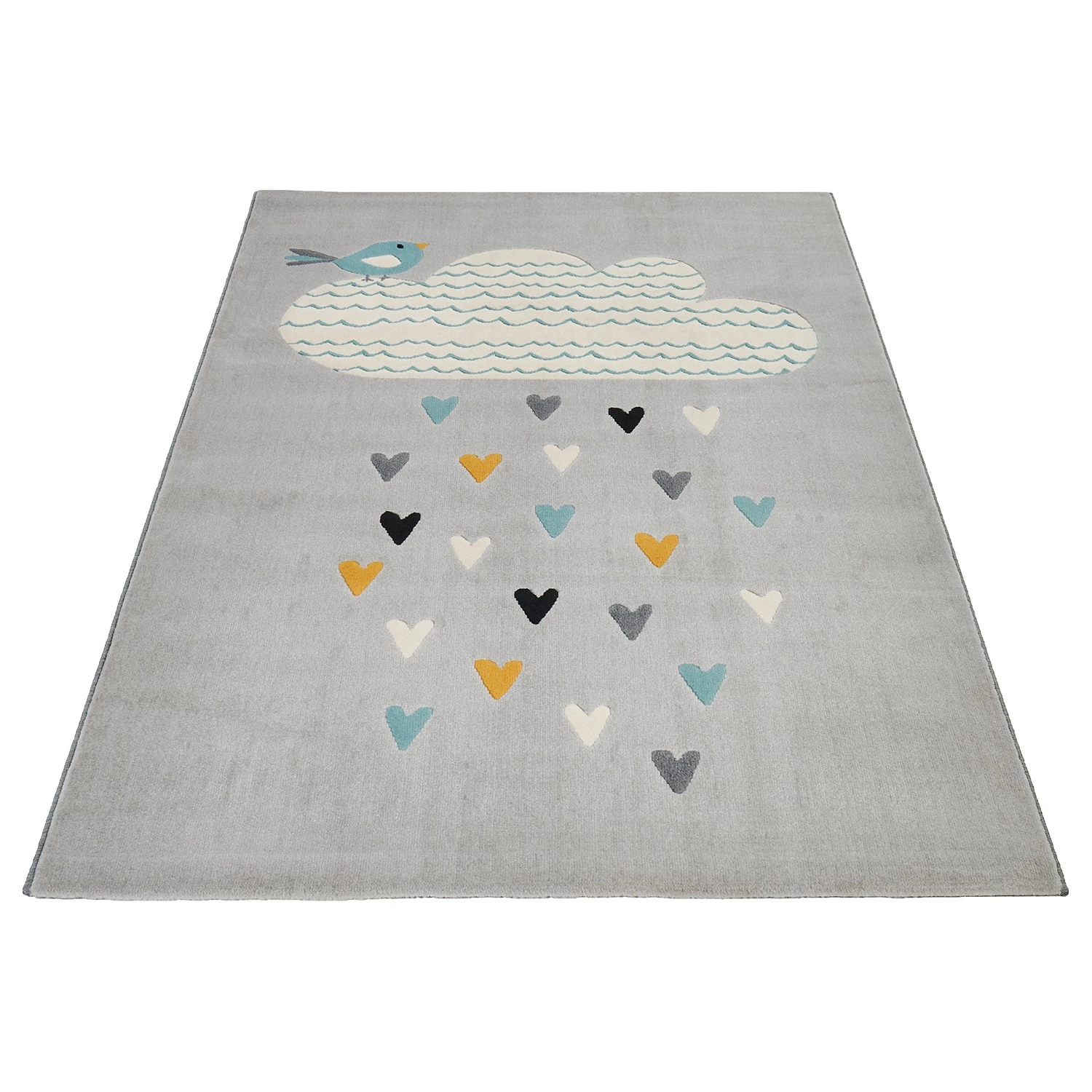 Zala Living Tapis enfant Lovely Rainfall - Polypropylène - Gris 3 Zala Living Tapis enfant Lovely Rainfall - Polypropylène - Gris – Image 3