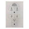 Top Square Tapis enfant Boulin - Polypropylène - Crème - 200 x 290 cm