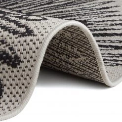 Top Square Tapis enfant Lioux - Polypropylène - Crème / Noir - Diamètre : 120 cm -Tapis enfant Soldes 1000247201 210305 13330301341 DETAILS P000000001000247201