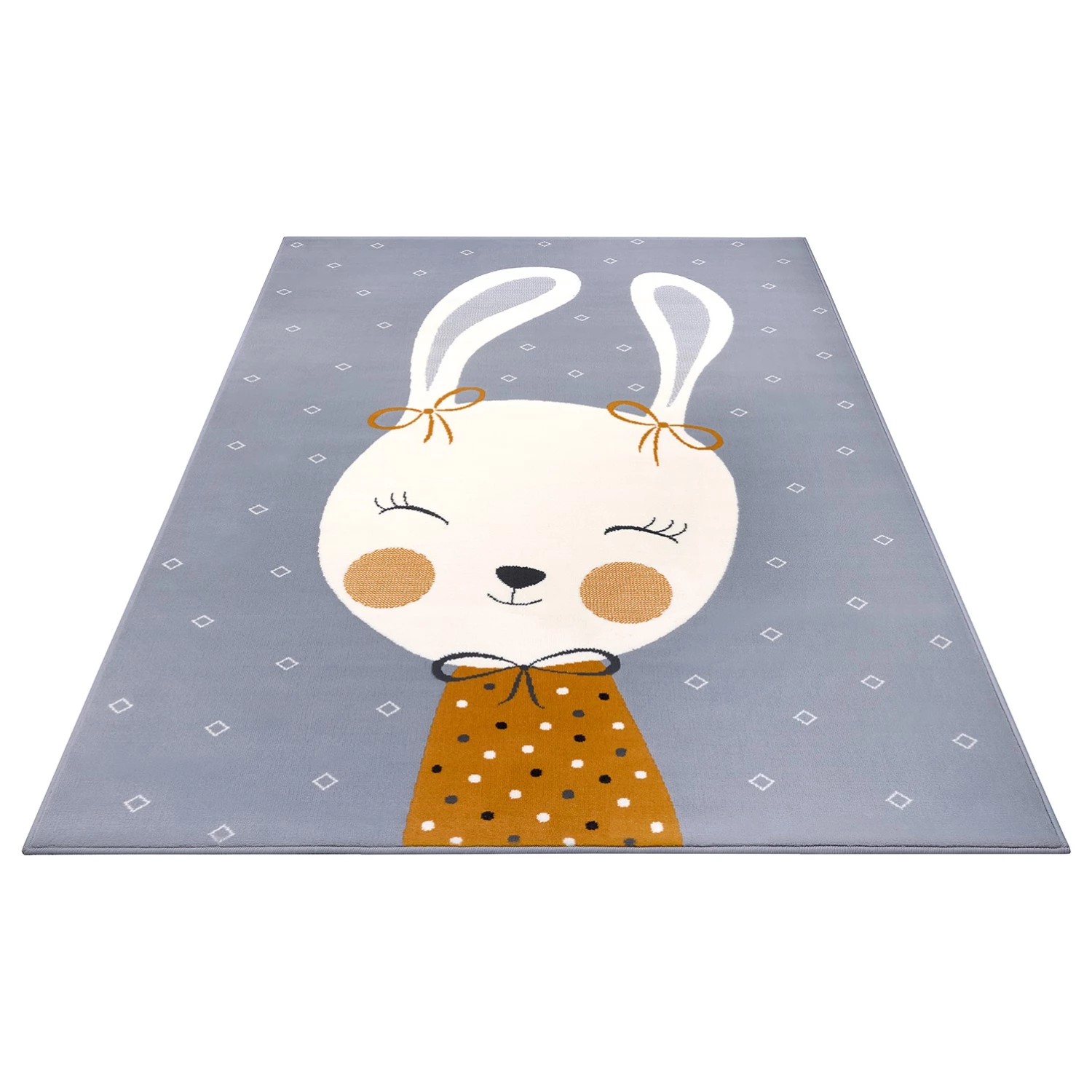 Hanse Home Tapis enfant Bunny Polly - Polypropylène - Gris - 120 x 170 cm 2 Hanse Home Tapis enfant Bunny Polly - Polypropylène - Gris - 120 x 170 cm – Image 2
