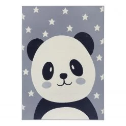 Hanse Home Tapis enfant Panda Pepples - Polypropylène - Gris - 120 x 170 cm