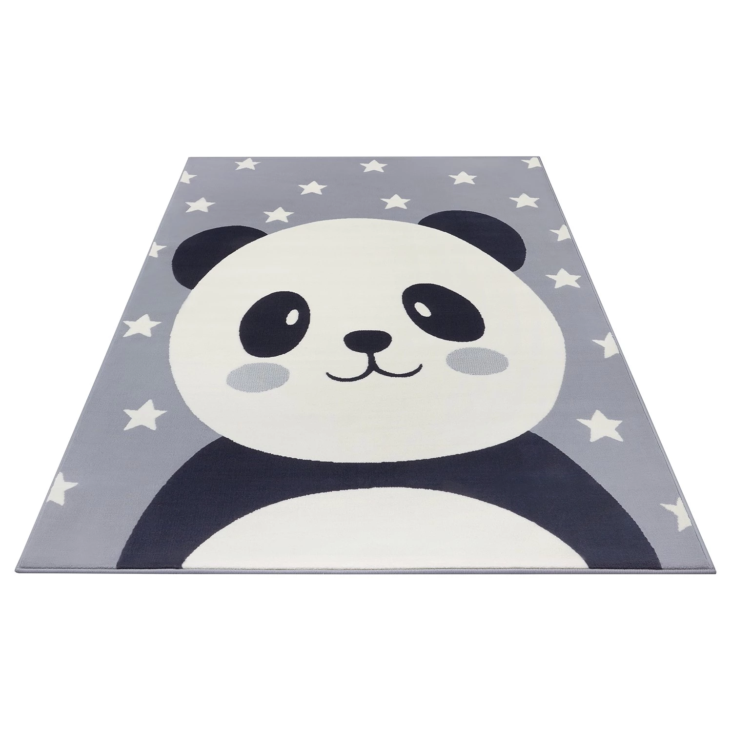 Hanse Home Tapis enfant Panda Pepples - Polypropylène - Gris - 120 x 170 cm 2 Hanse Home Tapis enfant Panda Pepples - Polypropylène - Gris - 120 x 170 cm – Image 2