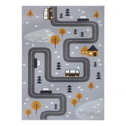 Hanse Home Tapis enfant Dream Street - Polypropylène - Gris lumineux - 120 x 170 cm