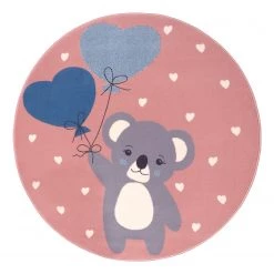 Hanse Home Tapis enfant Koala Sweetheart II - Polypropylène - Rose