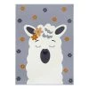 Hanse Home Tapis enfant Alpaca Charly - Polypropylène - Gris lumineux - 80 x 150 cm