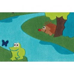 Kayoom Tapis enfant Sam - Acrylique - Vert -Tapis enfant Soldes 1000253506 210323 15344900375 DETAILS P000000001000253506