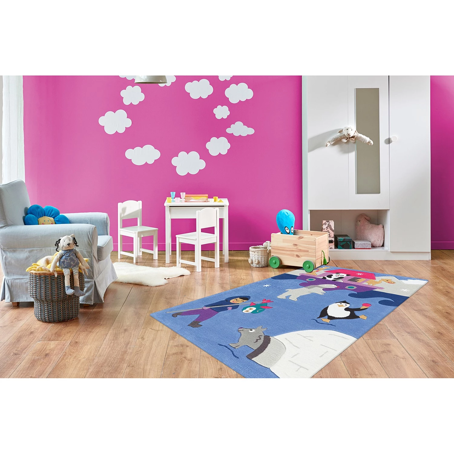 Kayoom Tapis enfant Sam Submarine - Acrylique - Multicolore 2 Kayoom Tapis enfant Sam Submarine - Acrylique - Multicolore – Image 2