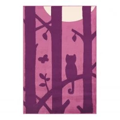 Kayoom Tapis enfant Lol V - Fibres synthétiques - Violet