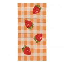 Kayoom Tapis enfant Joy - Acrylique - Rouge / Orange