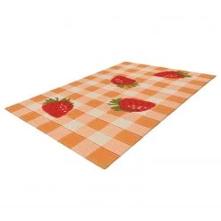Kayoom Tapis enfant Joy - Acrylique - Rouge / Orange -Tapis enfant Soldes 1000253551 210323 15350200568 DETAILS P000000001000253551