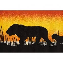 Kayoom Tapis enfant Lol III - Fibres synthétiques - Orange / Jaune -Tapis enfant Soldes 1000253554 210323 15350400581 DETAILS P000000001000253554