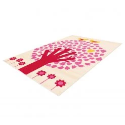 Kayoom Tapis enfant Lol IV - Fibres synthétiques - Crème / Rose vif -Tapis enfant Soldes 1000253575 210323 15351100679 DETAILS P000000001000253575