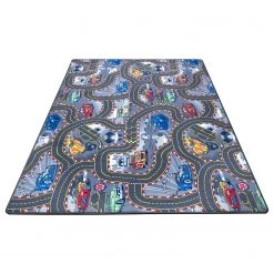 Hanse Home Tapis enfant Race Track - Polyamide - Multicolore - 140 x 200 cm -Tapis enfant Soldes 1000300927 211019 11373100283 DETAILS P000000001000300927