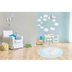 Kayoom Tapis enfant Bambini 100 IV - Polyester - Menthe -Tapis enfant Soldes 1000304634 211102 14551101277 MOOD DETAILS P000000001000304634 mood
