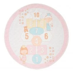 Kayoom Tapis enfant Playground 100 II - Polyester - Rose