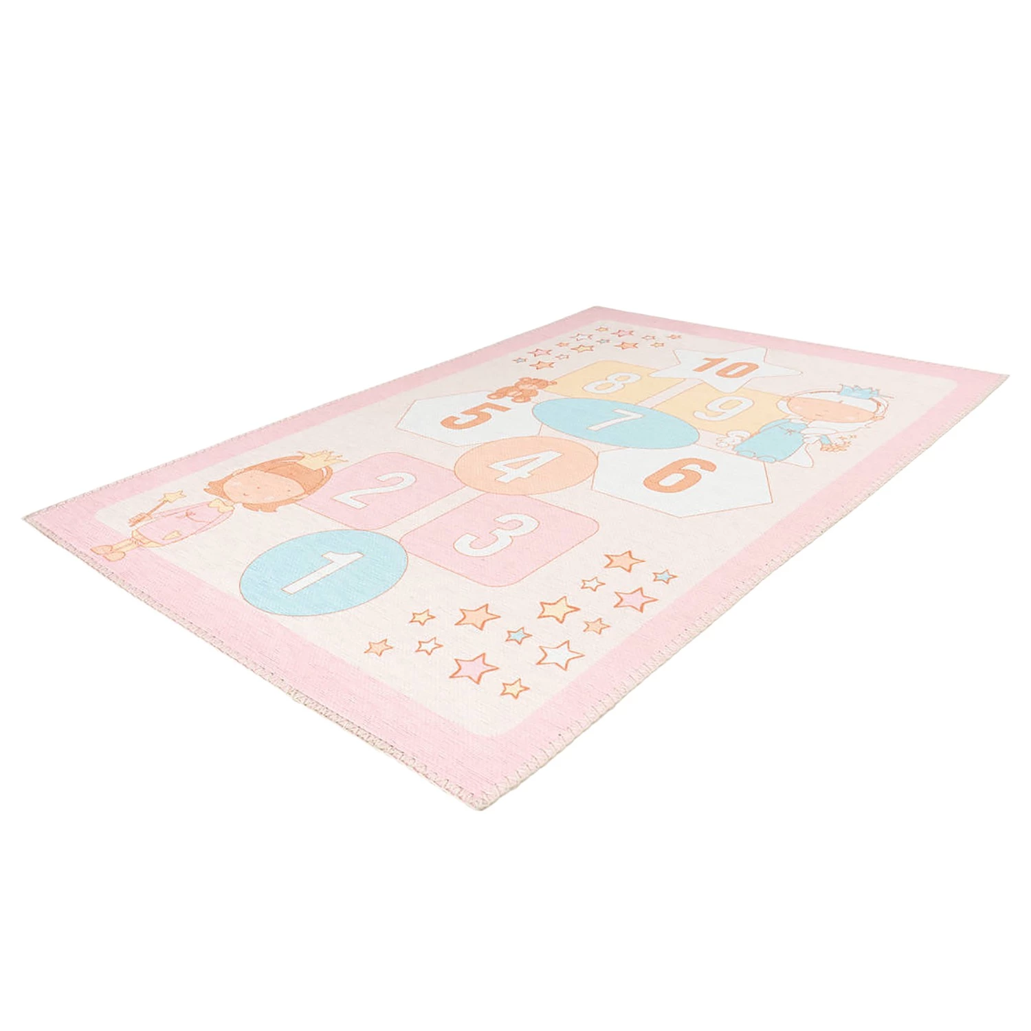 Kayoom Tapis enfant Playground 100 I - Polyester - Rose - 160 x 230 cm 2 Kayoom Tapis enfant Playground 100 I - Polyester - Rose - 160 x 230 cm – Image 2