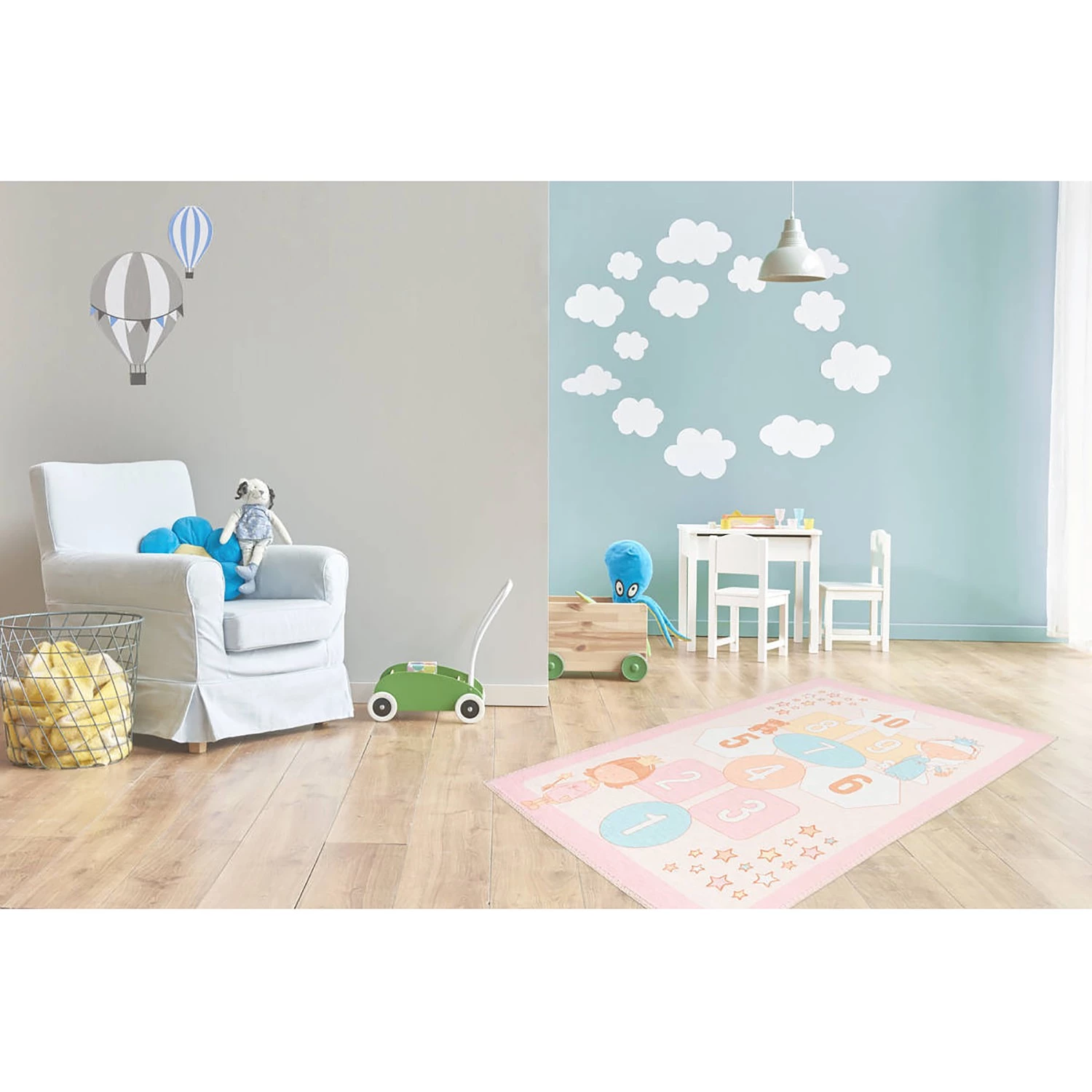 Kayoom Tapis enfant Playground 100 I - Polyester - Rose - 160 x 230 cm 5 Kayoom Tapis enfant Playground 100 I - Polyester - Rose - 160 x 230 cm – Image 5