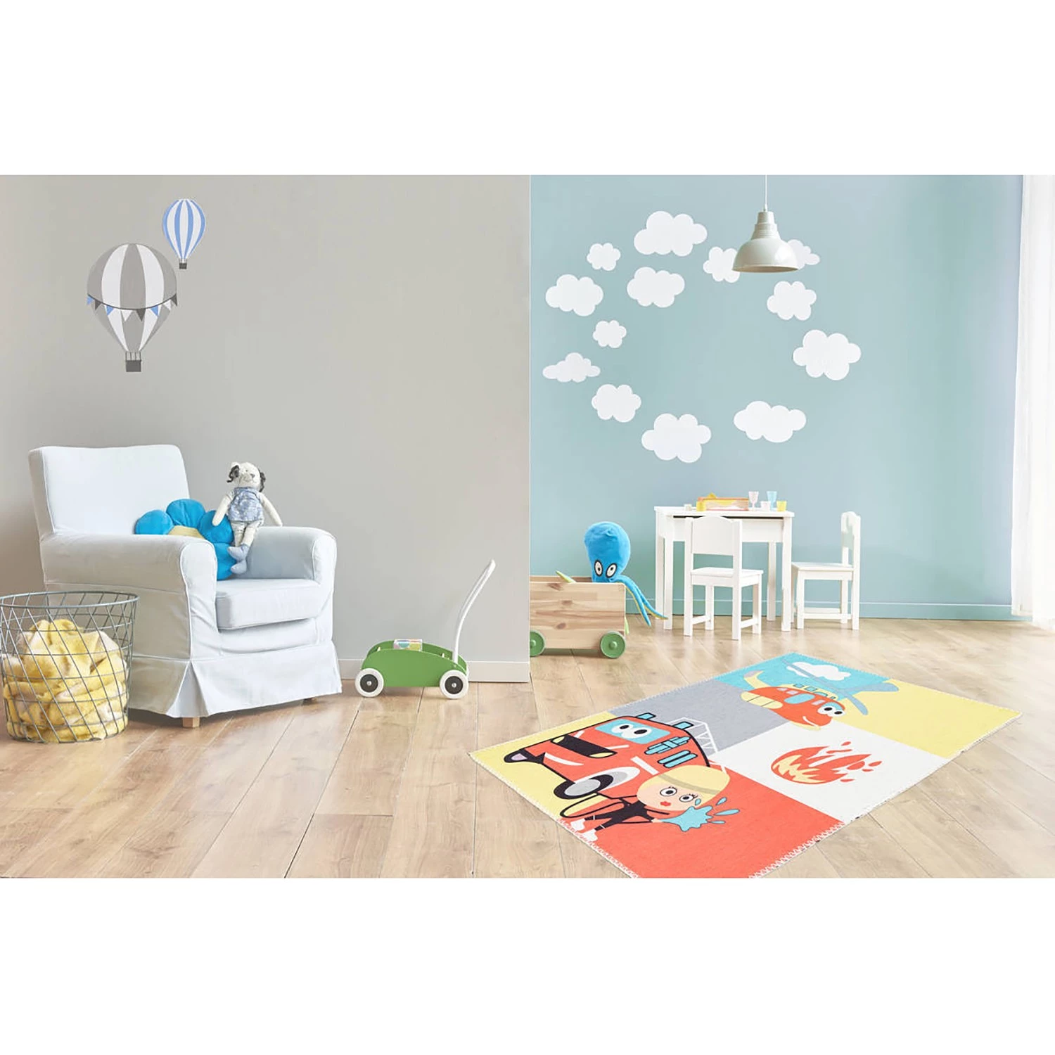 Kayoom Tapis enfant Playground 400 I - Polyester - Multicolore - 160 x 230 cm 2 Kayoom Tapis enfant Playground 400 I - Polyester - Multicolore - 160 x 230 cm – Image 2