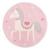 Luxor living Tapis enfant Lotti II - Polyester - Blanc / Rose