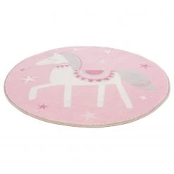Luxor living Tapis enfant Lotti II - Polyester - Blanc / Rose -Tapis enfant Soldes 1000307554 211202 18553200161 DETAILS P000000001000307554
