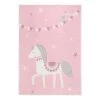 Luxor living Tapis enfant Lotti I - Polyester - Rose - 80 x 150 cm