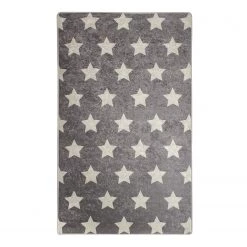 Top Square Tapis enfant Yildiz - Velours - Gris