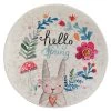 Top Square Tapis enfant Hello Spring - Velours / Polyester - Multicolore