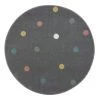 Happy Rugs Tapis enfant Wheel II - Polypropylène - Gris argenté - Diamètre : 133 cm